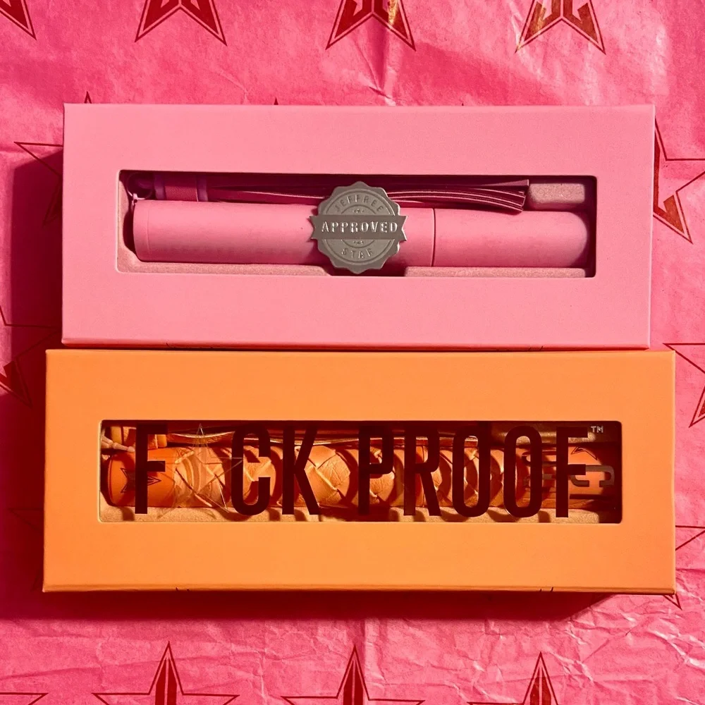 Jeffree Star Cosmetics F PROOF MASCARA BLOOD ORANGE Coral Eye Makeup Beauty NEW